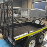 Webforge Locker WK4514 expanded walkway utilised on this trailer fabricated by Papas Trailers in WA