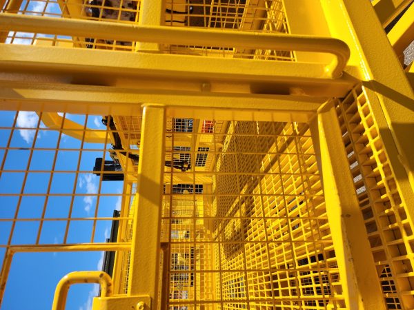 W050GB50A is utilised in the surround of these refurbished cages (Fabrication by Longship Enterprises)