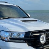 expanded mesh used to create ventilation to custom car bonnet