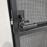 Webforge Locker M003518S41220 woven wire used as the insert in these custom security screen doors fabricated by Urban forge