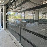 Locker aluminium perforated mesh for garage doors