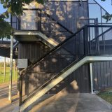 Expanded mesh used as stair and balustrade infill