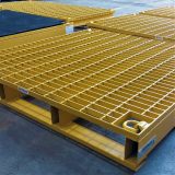 Webforge Locker C255MPU12, Welded, Galvanised and powdercoated to a safety yellow, to create these heavy-duty pallets, utilisded for the transportation of heavy duty machine parts to the mining industry