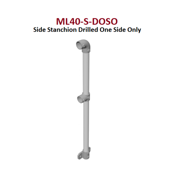 Monowills Link, Side Stanchion, Drilled one side only