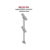 Monowills Link, Platform angled stanchion (5-45 degrees)