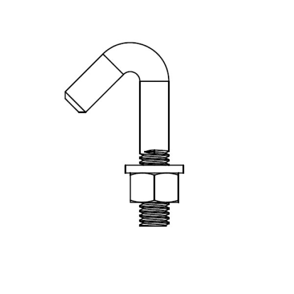 Gripspan jbolt with nut and washer