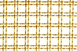 Brass Antiquita 11 Woven wire Mesh