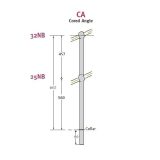 Cored Angle Mild steel Stanchion
