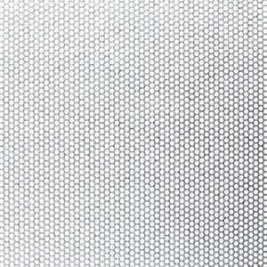 R02440 Perforated Metal Sheet: 2.4mm Round, 40% Open Area