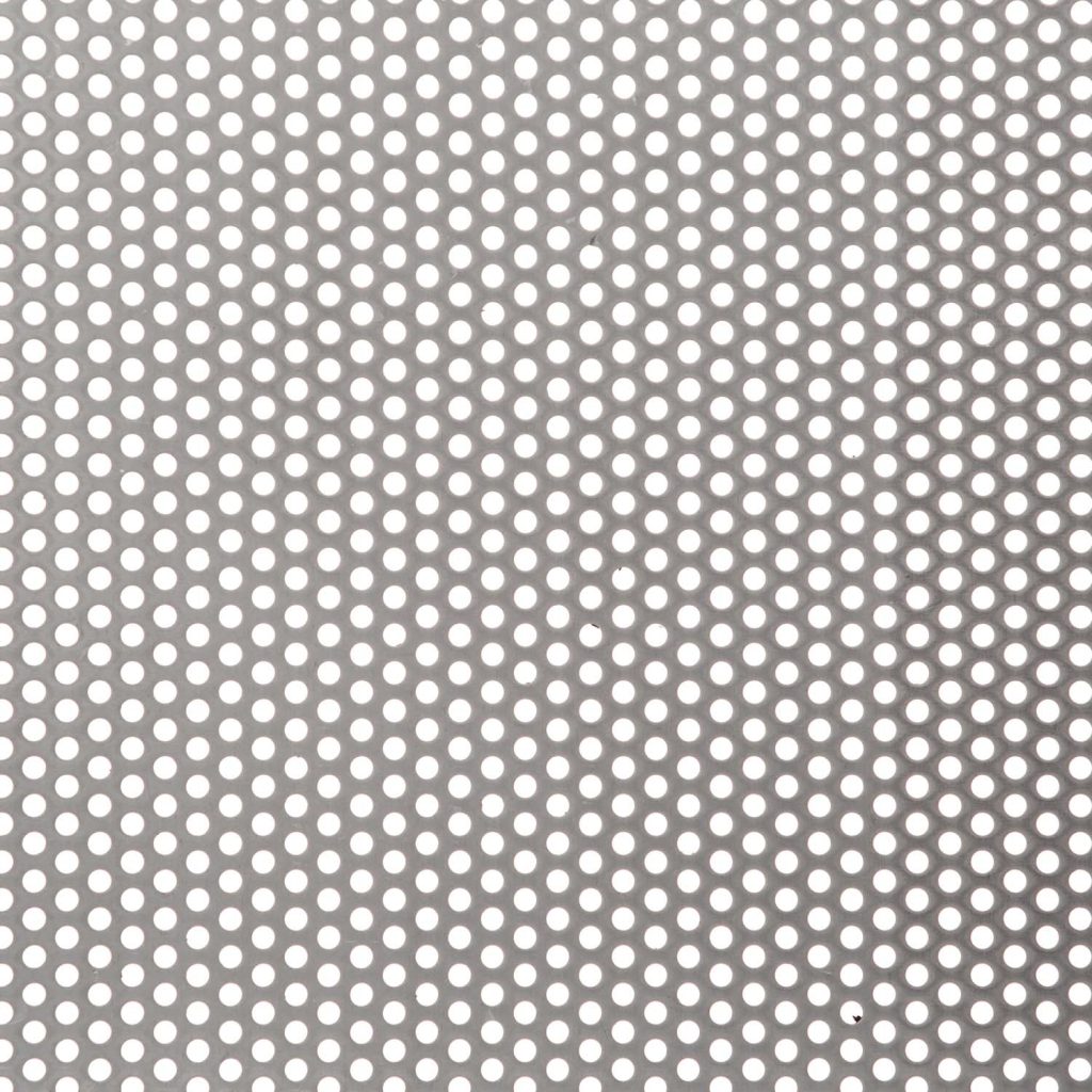 R03230 Perforated Metal Sheet: 3.2mm Round, 30% Open Area