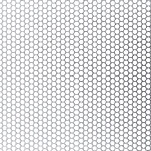 R04851 Perforated Metal Sheet: 4.8mm Round, 51% Open Area