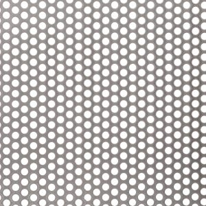 R06440 Perforated Metal Sheet: 6.4mm Round, 40% Open Area