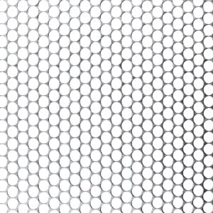 R07962 Perforated Metal Sheet: 7.9mm Round, 62% Open Area