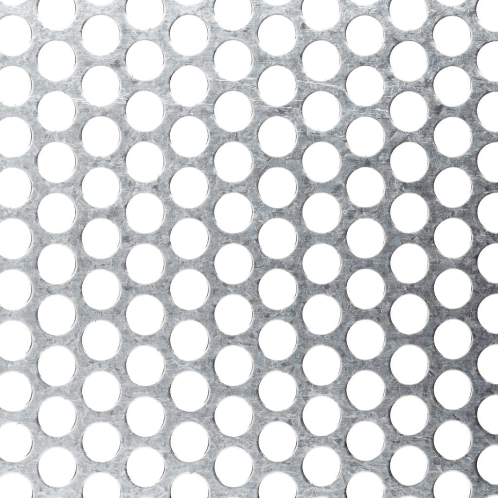 R12749 Perforated Metal Sheet 12.7mm Round, 49 Open Area Meshstore