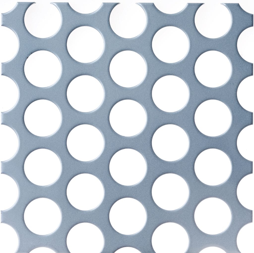 R19151 Perforated Metal Sheet: 19mm Round, 51% Open Area - Meshstore
