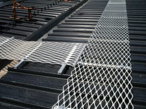 Webforge locker extruded Aluminium Walkway, Alu-Tread In-situ Volkswagen Dealership