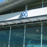 Webforge locker extruded Aluminium Walkway, Alu-Tread In-situ Volkswagen Dealership