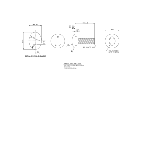 10006669-INGAL CIVIL, Carpark Barrier, POST BOLT AND NUT-M16X50+Nut