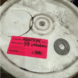 INGAL CIVIL's 5/8" Round Washer 1 3/4" OD Galvanised (Drum of 420)