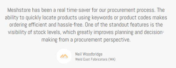 Neil Woodbridge, Weld East Fabricators (WA)