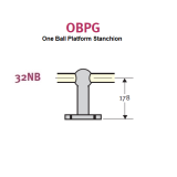 Webforge Lockers, Monowills, One ball Platform Stanchion